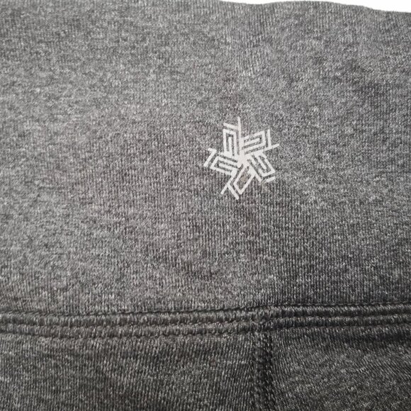 Tek Gear Shapewear Ladies Size Large Dark Grey Tummy Control Panel Capri Legging - Picture 4 of 9